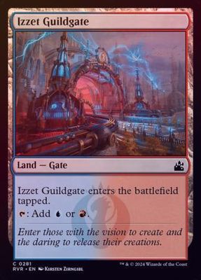 Izzet Guildgate 0281 - Foil Ravnica Remastered Foil Singles