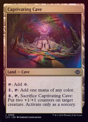 Captivating Cave 0268 - Foil The Lost Caverns of Ixalan Foil Singles