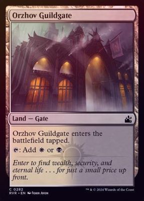 Orzhov Guildgate 0282 - Foil Ravnica Remastered Foil Singles