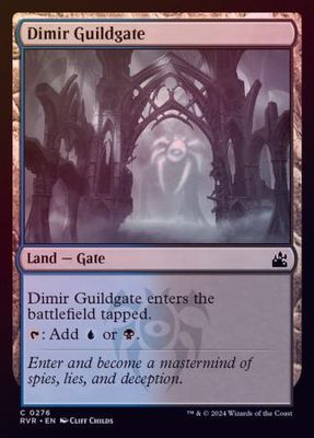 Dimir Guildgate 0276 - Foil Ravnica Remastered Foil Singles