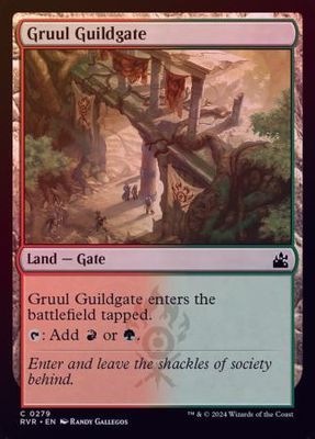 Gruul Guildgate 0279 - Foil Ravnica Remastered Foil Singles