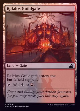 Rakdos Guildgate 0284 - Foil Ravnica Remastered Foil Singles
