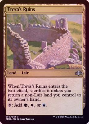 Treva&#39;s Ruins 260/261 - Foil Dominaria Remastered Foil Singles