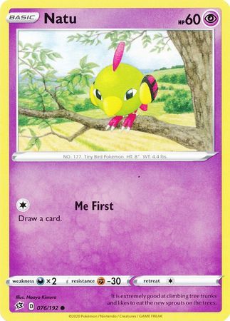 Natu - 076/192 - Common Sword &amp; Shield: Rebel Clash Singles