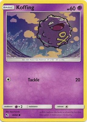 Koffing - 28/68 - Common Hidden Fates Singles