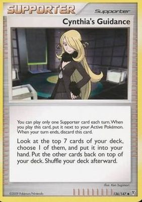 Cynthia&#39;s Guidance - 136/147 - Uncommon Platinum: Supreme Victors Singles