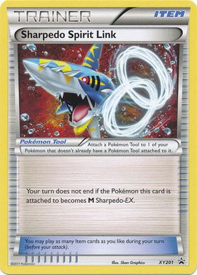 Sharpedo Spirit Link - XY201 - Promo Pokemon XY Promos