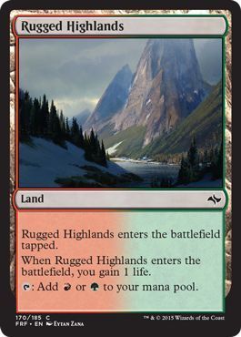 Rugged Highlands 170/185 Fate Reforged Singles
