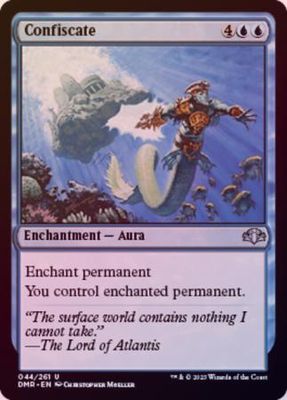 Confiscate 044/261 - Foil Dominaria Remastered Foil Singles