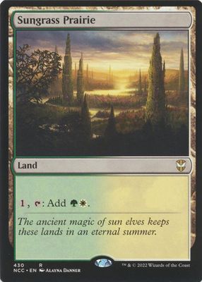 Sungrass Prairie 430 Streets of New Capenna Commander Singles