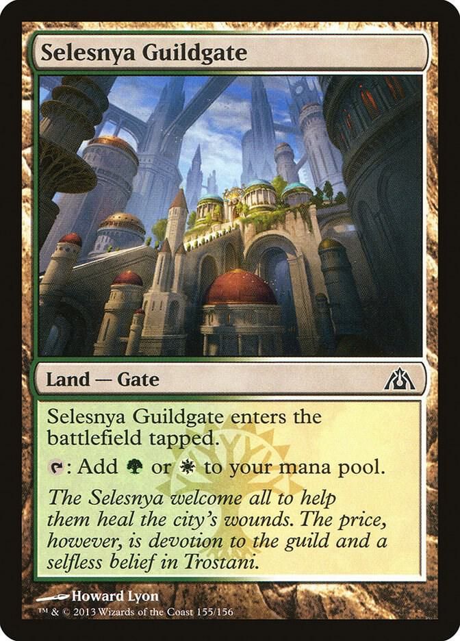 Selesnya Guildgate 155/156 - Dragon&#39;s Maze (DGM)