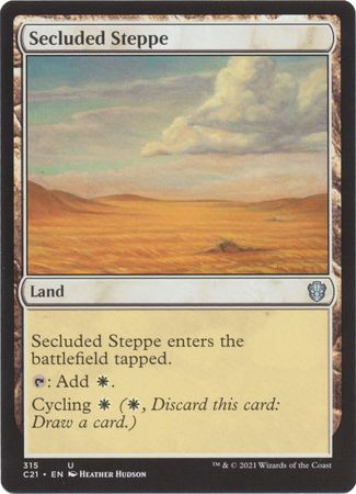Secluded Steppe 315 Commander 2021 Singles