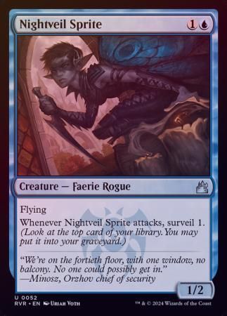 Nightveil Sprite 0052 - Foil Ravnica Remastered Foil Singles