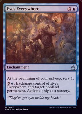 Eyes Everywhere 0043 - Foil Ravnica Remastered Foil Singles