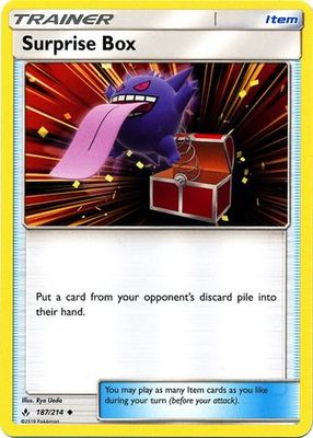 Surprise Box - 187/214 - Uncommon Sun &amp; Moon: Unbroken Bonds Singles