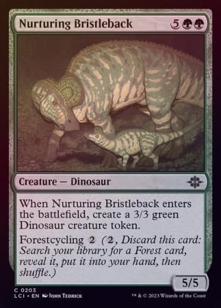 Nurturing Bristleback 0203 - Foil The Lost Caverns of Ixalan Foil Singles