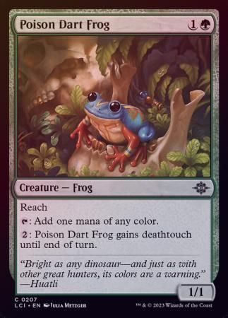 Poison Dart Frog 0207 - Foil The Lost Caverns of Ixalan Foil Singles