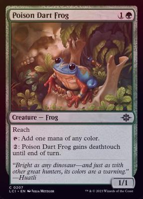 Poison Dart Frog 0207 - Foil The Lost Caverns of Ixalan Foil Singles