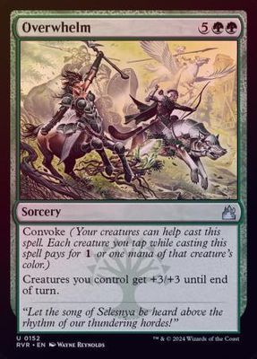Overwhelm 0152 - Foil Ravnica Remastered Foil Singles