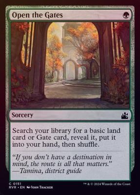 Open the Gates 0151 - Foil Ravnica Remastered Foil Singles