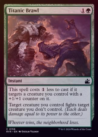 Titanic Brawl 0158 - Foil Ravnica Remastered Foil Singles