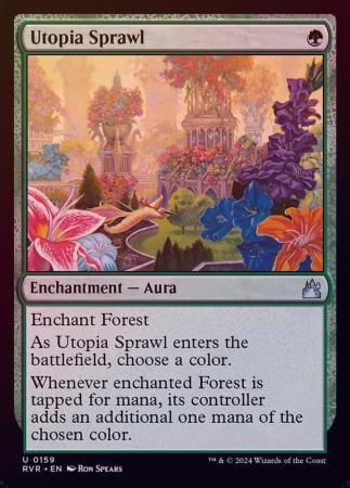 Utopia Sprawl 0159 - Foil Ravnica Remastered Foil Singles