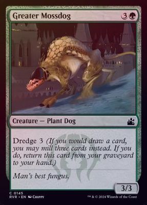 Greater Mossdog 0145 - Foil Ravnica Remastered Foil Singles