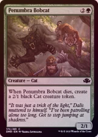 Penumbra Bobcat 172/261 - Foil Dominaria Remastered Foil Singles