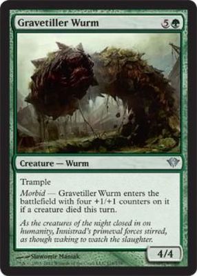 Gravetiller Wurm Dark Ascension Singles