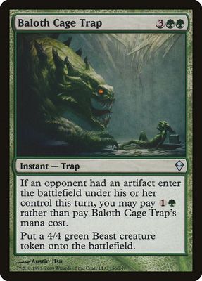 Baloth Cage Trap 156/249 - Zendikar Singles (Español)