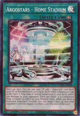 Argostars - Home Stadium - SUDA-EN058 - Super Rare 1st Edition Supreme Darkness 1st Edition Singles *Espanol*