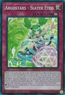 Argostars - Slayer Eteo - SUDA-EN073 - Super Rare 1st Edition Supreme Darkness 1st Edition Singles