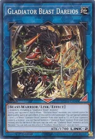 Gladiator Beast Dareios - SUDA-EN048 - Common 1st Edition Supreme Darkness 1st Edition Singles (espanol)