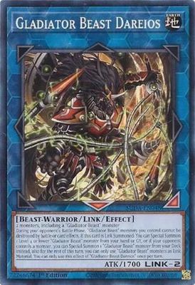 Gladiator Beast Dareios - SUDA-EN048 - Common 1st Edition Supreme Darkness 1st Edition Singles (espanol)