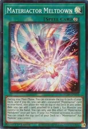 Materiactor Meltdown - SUDA-EN059 - Super Rare 1st Edition Supreme Darkness 1st Edition Singles