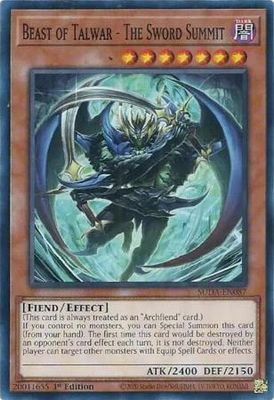 Beast of Talwar - The Sword Summit - SUDA-EN087 - Common 1st Edition Supreme Darkness 1st Edition Singles (espanol)