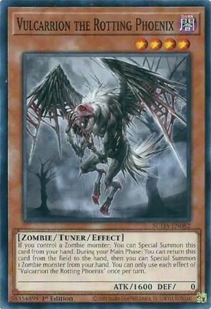 Vulcarrion the Rotting Phoenix - SUDA-EN082 - Common 1st Edition Supreme Darkness 1st Edition Singles