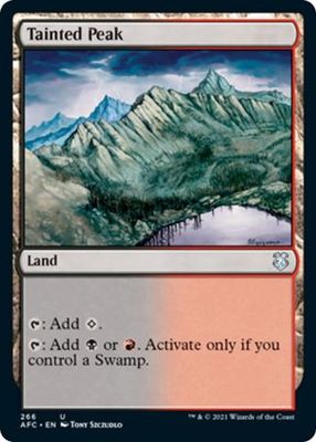 Tainted Peak 266 Adventures in the Forgotten Realms Commander Singles