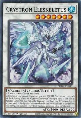 Crystron Eleskeletus - SUDA-EN041 - Common 1st Edition Supreme Darkness 1st Edition Singles