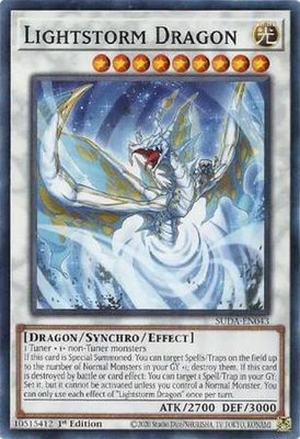Lightstorm Dragon - SUDA-EN043 - Common 1st Edition Supreme Darkness 1st Edition Singles