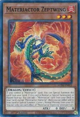 Materiactor Zeptwing - SUDA-EN012 - Common 1st Edition Supreme Darkness 1st Edition Singles (espanol)
