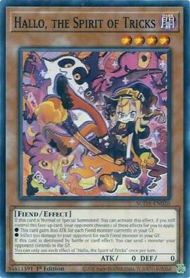 Hallo, the Spirit of Tricks - SUDA-EN026 - Common 1st Edition Supreme Darkness 1st Edition Singles (espanol)