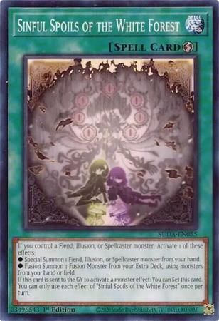 Sinful Spoils of the White Forest - SUDA-EN055 - Common 1st Edition Supreme Darkness 1st Edition Singles (espanol)