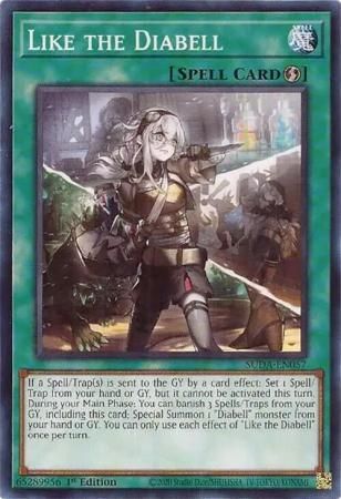 Like the Diabell - SUDA-EN057 - Common 1st Edition Supreme Darkness 1st Edition Singles