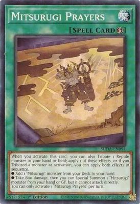 Mitsurugi Prayers - SUDA-EN094 - Common 1st Edition Supreme Darkness 1st Edition Singles