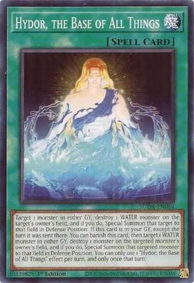 Hydor, the Base of All Things - SUDA-EN064 - Common 1st Edition Supreme Darkness 1st Edition Singles