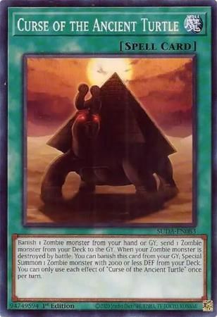 Curse of the Ancient Turtle - SUDA-EN083 - Common 1st Edition Supreme Darkness 1st Edition Singles (espanol)