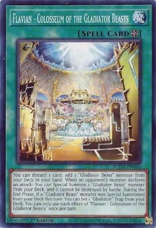 Flavian - Colosseum of the Gladiator Beasts - SUDA-EN060 - Common 1st Edition Supreme Darkness 1st Edition Singles
