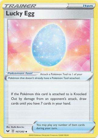 Lucky Egg - 167/202 - Uncommon Sword &amp; Shield (Base Set) Singles