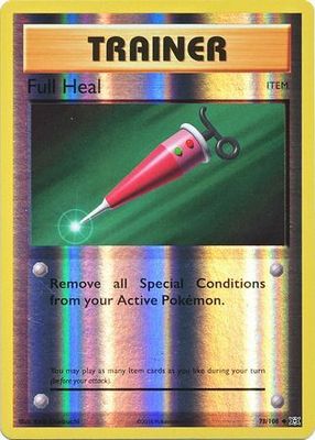 Full Heal - 78/108 - Uncommon Reverse Holo XY: Evolutions Reverse Holo Singles